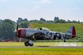 TELFORD, UK, JUNE 10, 2018 - A photograph documenting a P-47D Th