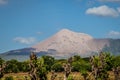 Telica volcano view from Nicaragua