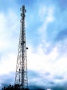 Telkomsel Tower of Tutuyan Bolaang Mongondow Timur Royalty Free Stock Photo