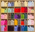 Telling a multi-coloured yarn Royalty Free Stock Photo