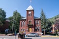 Telluride, Colorado - August 4, 2021: Exterior of the San Miguel County Courthouse building on a summer day Royalty Free Stock Photo