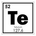 Tellurium chemical element Royalty Free Stock Photo