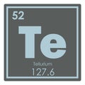 Tellurium chemical element Royalty Free Stock Photo