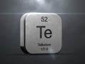 Tellurium element from the periodic table