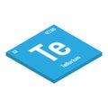 Tellurium, Te, periodic table element