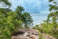 Telok padan kecil Cliff in Bako National Park Royalty Free Stock Photo