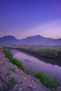 telomoyo mountain in java Royalty Free Stock Photo