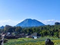 Telomoyo Mountain From Pakis Magelang, Central Java, Indonesia Royalty Free Stock Photo