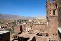 Telouet ancient kasbah ruins and village Royalty Free Stock Photo