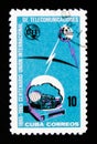 Telstar, receiving station, U.I.T. International Telecommunication Union, Centary serie, circa 1965