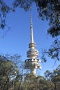 Telstra Tower Black Mountain Australia capital city of Canberra Royalty Free Stock Photo