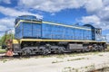 TEM2 diesel-electric locomotive manufactured by the Kharkov Transport Machinery plant Royalty Free Stock Photo