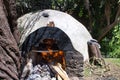 Temazcal, pre-Hispanic ritual in Mexico Royalty Free Stock Photo