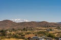 East part of San Jacinto mountain range viewed from Temecula, CA, USA