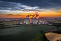 Temelin Nuclear Power Station in south bohemia in Czech Republic Royalty Free Stock Photo