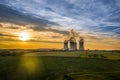 Temelin Nuclear Power Station in south bohemia in Czech Republic Royalty Free Stock Photo