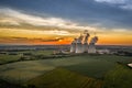 Temelin Nuclear Power Station in south bohemia in Czech Republic Royalty Free Stock Photo