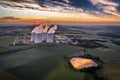 Temelin Nuclear Power Station in south bohemia in Czech Republic Royalty Free Stock Photo