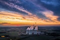 Temelin Nuclear Power Station in south bohemia in Czech Republic Royalty Free Stock Photo