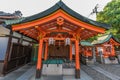 Temizuya or Chozuya (water ablution pavilion) of Higashimaru Jinja at Fushimi Inari Taisha