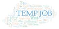 Temp Job word cloud.