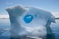 Tempanos in the Antarctic peninsula. Royalty Free Stock Photo