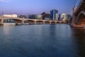 Tempe Arizona At Blue Hour Royalty Free Stock Photo