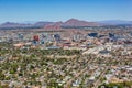 Tempe, Arizona skyline growing up Royalty Free Stock Photo