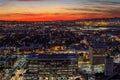 Tempe, Arizona at sunset