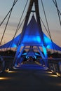 Tempe Arizona Town Lake pedestrian walkway Royalty Free Stock Photo