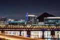 Tempe Bridges at Tempe Town Lake Royalty Free Stock Photo