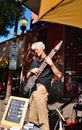 Tempe Festival of the Arts: Bob Culbertson, a Chapman Stick Musician Royalty Free Stock Photo