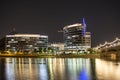 Tempe Town Lake at Night Royalty Free Stock Photo