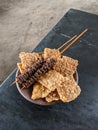 Tempe traditional Indonesia food made from soy