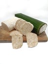Tempeh made from fermented soybean Royalty Free Stock Photo