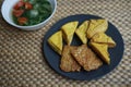 Tempeh and tofu, traditional Javanese food