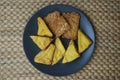 Tempeh and tofu, traditional Javanese food