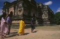 Tempel ruines of the ancient king city Polonnaruwa on Sri Lanka