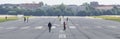 Tempelhofer feld old airport berlin germany Royalty Free Stock Photo