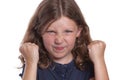 Temper Tantrum Girl Royalty Free Stock Photo