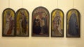 Tempera on panel Polyptych by Giovanni Scannelli in the Museum of the Basilica of Saint Stephen