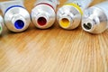 Tempera tubes Royalty Free Stock Photo
