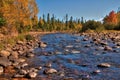 Temperance River is a State Park on the North Shore of Lake Superior in Minnesota Royalty Free Stock Photo