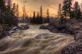 Temperance River is a State Park on the North Shore of Lake Superior in Minnesota Royalty Free Stock Photo