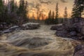 Temperance River is a State Park on the North Shore of Lake Superior in Minnesota Royalty Free Stock Photo