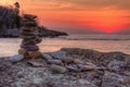 Temperance River is a State Park on the North Shore of Lake Superior in Minnesota Royalty Free Stock Photo