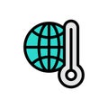 Temperature earth Royalty Free Stock Photo