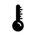 Temperature glyph vector icon