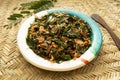Tempered Drumstick leaves (Murunga Kola curry)