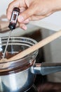 Tempering Chocolate Royalty Free Stock Photo